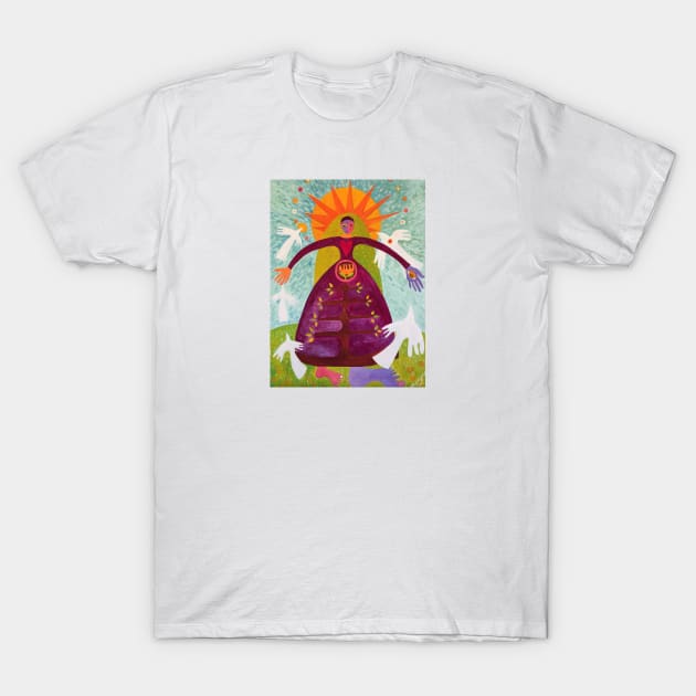 Tierra Madre T-Shirt by wild persimmon art studios